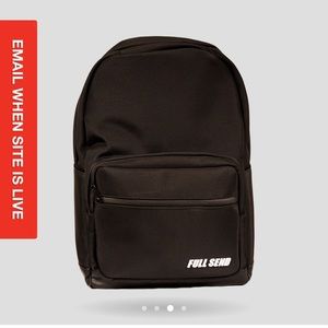 FULL SEND SOLD OUT BLACK BACKPACK